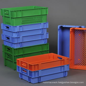 Pantone Green Retroflected Inserting Container for Vegetable transportation/plastic inserting container